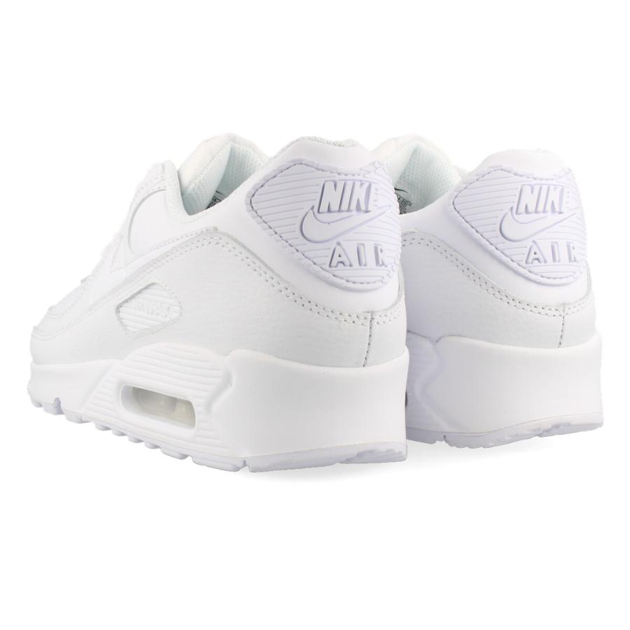 ナイキ エア マックス 90 レザー NIKE AIR MAX 90 LTR WHITE ホワイト 白｜lowtex｜03