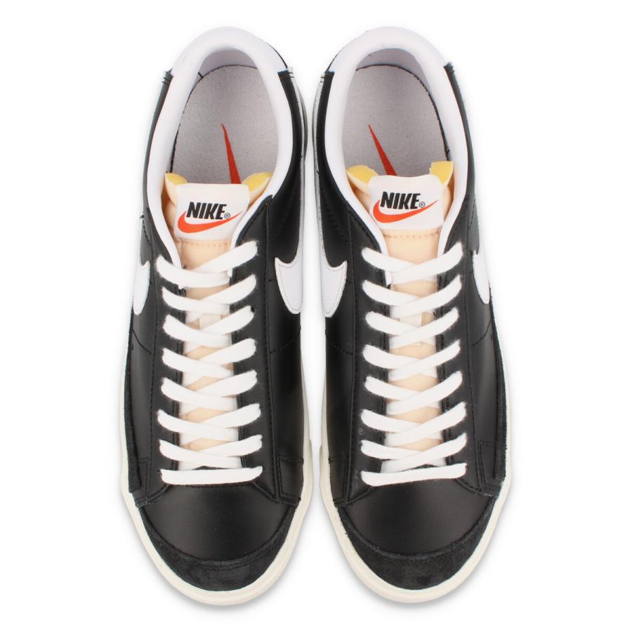 NIKE BLAZER LOW 77 VNTG ナイキ ブレザー ロー 77 ヴィンテージ BLACK/WHITE/SAIL/TOTAL ORANGE da6364-001｜lowtex｜02