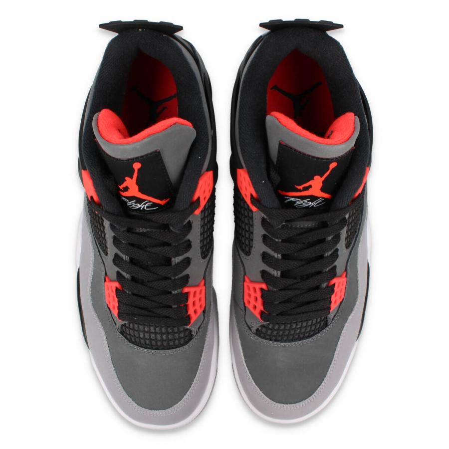 Air Jordan 4 グレー/ブラック/レッド AIR JORDAN 4 RETRO - スニーカーショップSKIT
