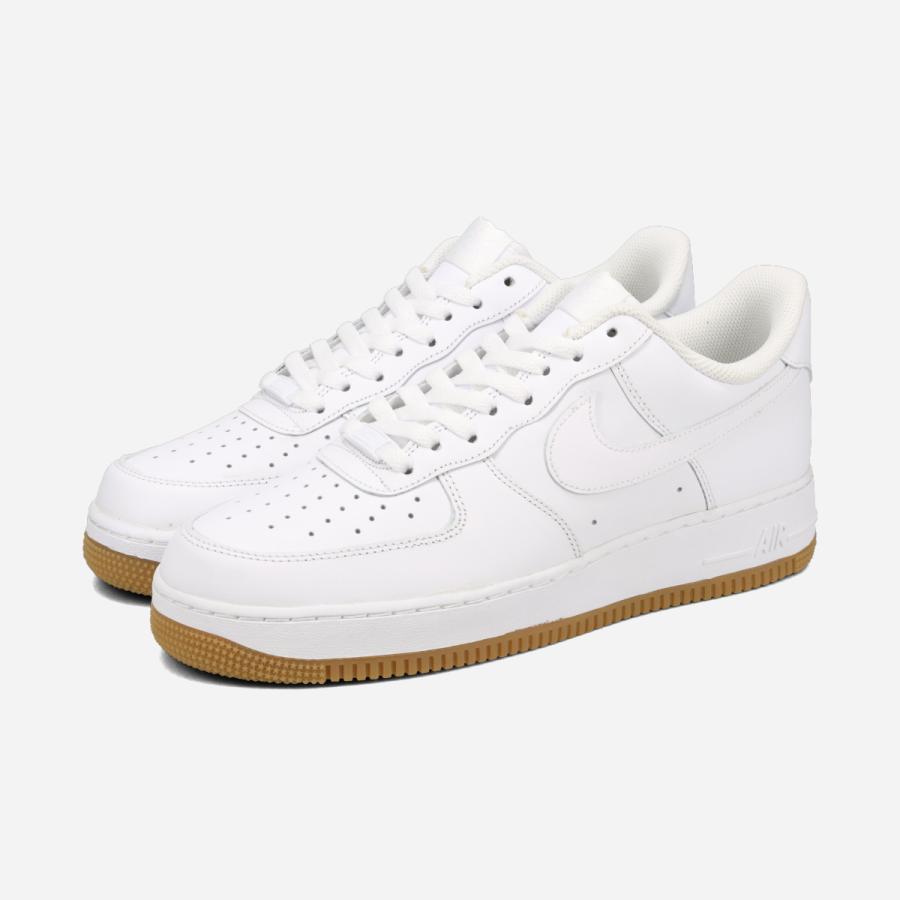 NIKE AIR FORCE 1 '07 ナイキ エア フォース 1 '07 WHITE/WHITE/GUM LIGHT BROWN dj2739-100｜lowtex