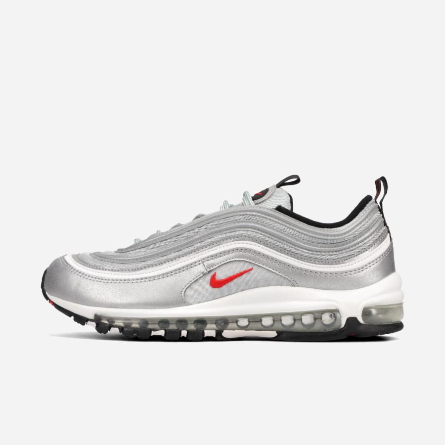 NIKE AIR MAX 97 OG ナイキ エア マックス 97 OG SILVER BULLET METALLIC SILVER/UNIVERSITY RED/BLACK シルバー レッド ブラックの画像