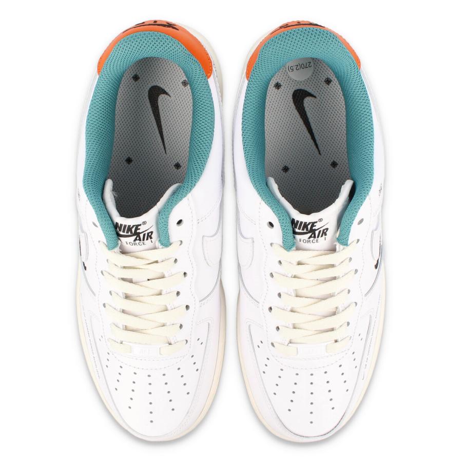 NIKE AIR FORCE 1 '07 LE ナイキ エア フォース 1 '07 LE WHITE/STARFISH 海外限定 日本未発売モデル dm0970-111｜lowtex｜02