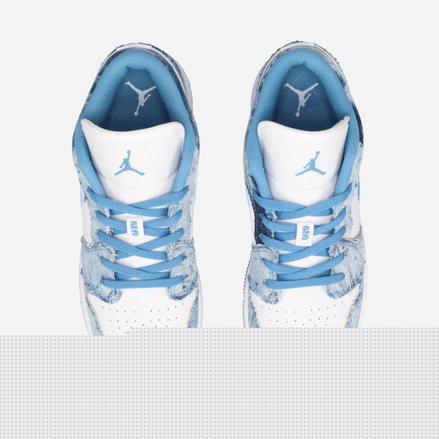 エア ジョーダン 1 NIKE AIR JORDAN LOW GS 【WASHED DENIM】 ナイキ