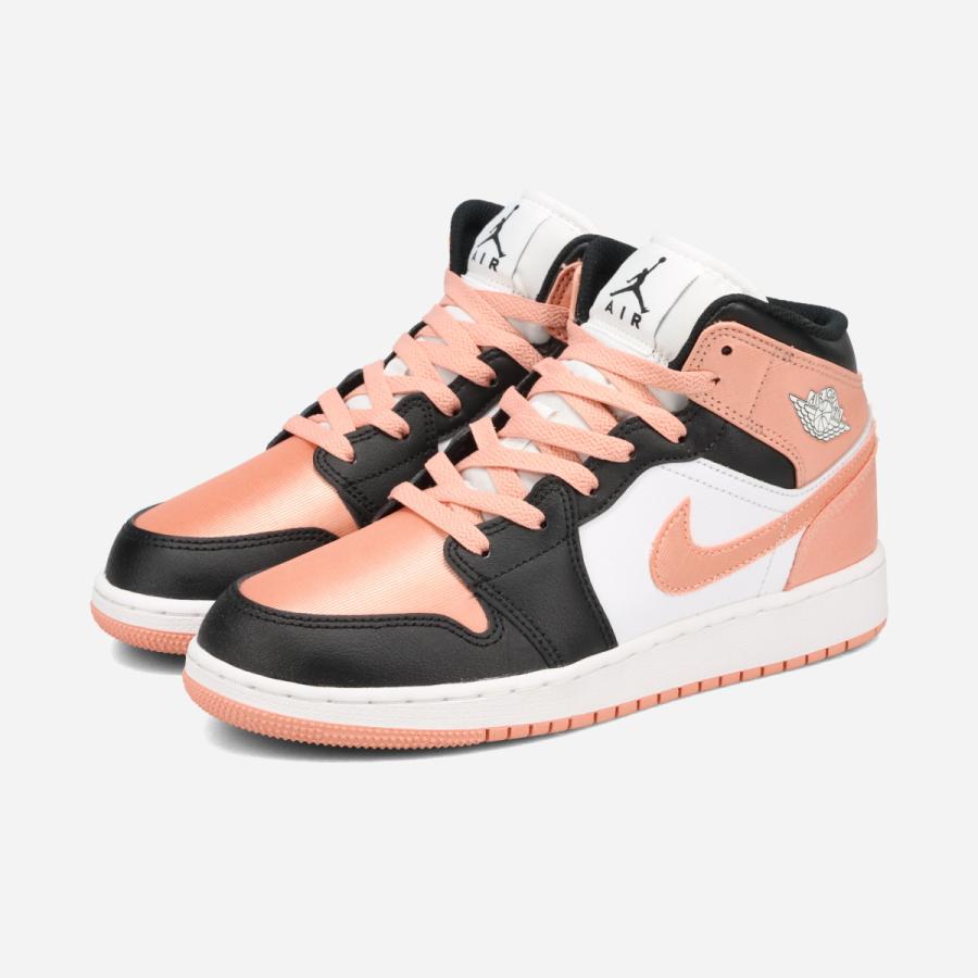 エア ジョーダン 1 NIKE AIR JORDAN MID GS 【WHITE LIGHT MADDER ROOT