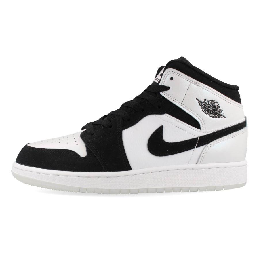 NIKE AIR JORDAN 1 MID SE GS ナイキ エア ジョーダン 1 ミッド SE GS WHITE/BLACK/MULTI COLOR dn4321-100｜lowtex｜04