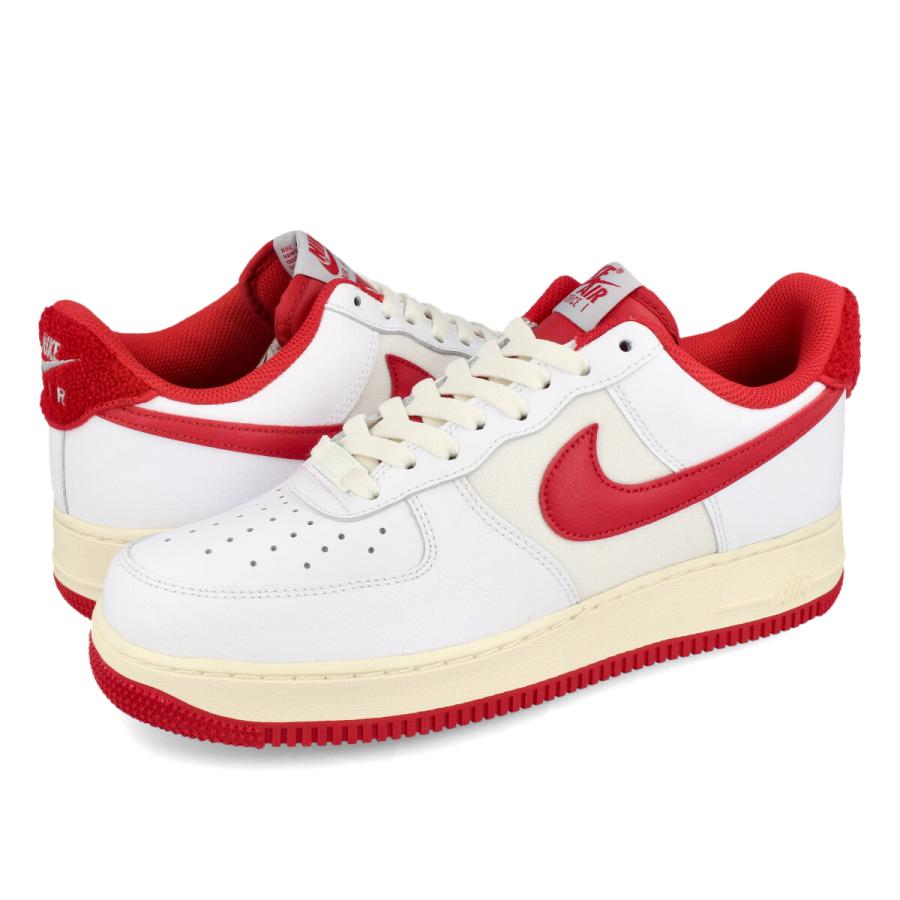 NIKE AIR FORCE 1 '07 LV8 ナイキ エア フォース 1 '07 エレベイト WHITE/GYM RED/SAIL/WHITE do5220-161｜lowtex