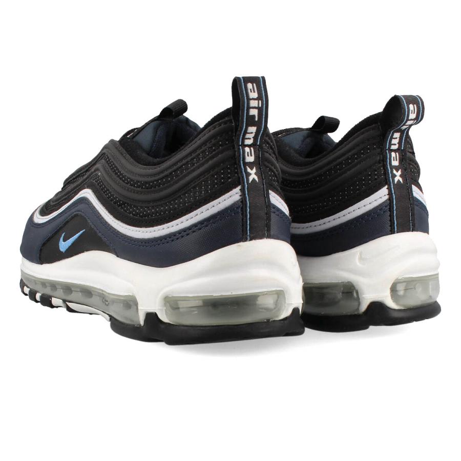 NIKE AIR MAX 97 ナイキ エア マックス 97 メンズ ローカット BLACK/UNIVERSITY BLUE/DARK OBSIDIAN/PURE PLATINUM/WHITE ブラック ブルー ネイビー dq3955-001｜lowtex｜03