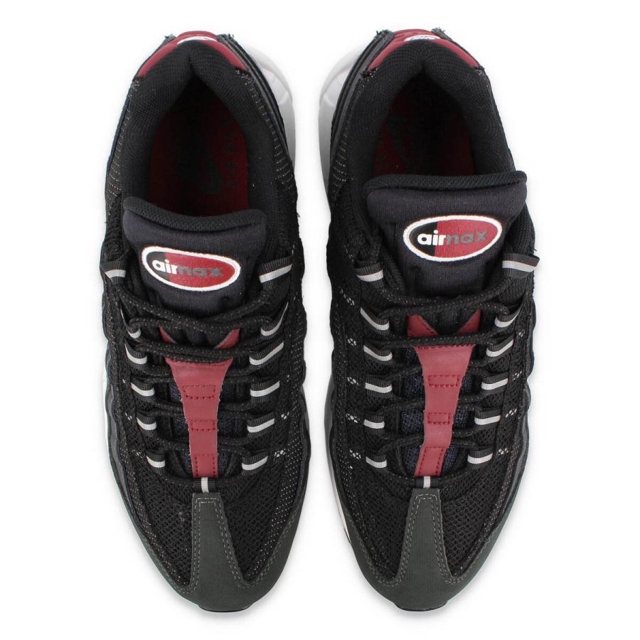 NIKE AIR MAX 95 ESSENTIAL ナイキ エア マックス 95 エッセンシャル 海外限定 日本未発売アイテム メンズ ANTHRACITE/BLACK/TEAM RED ブラック DQ3982-001｜lowtex｜02