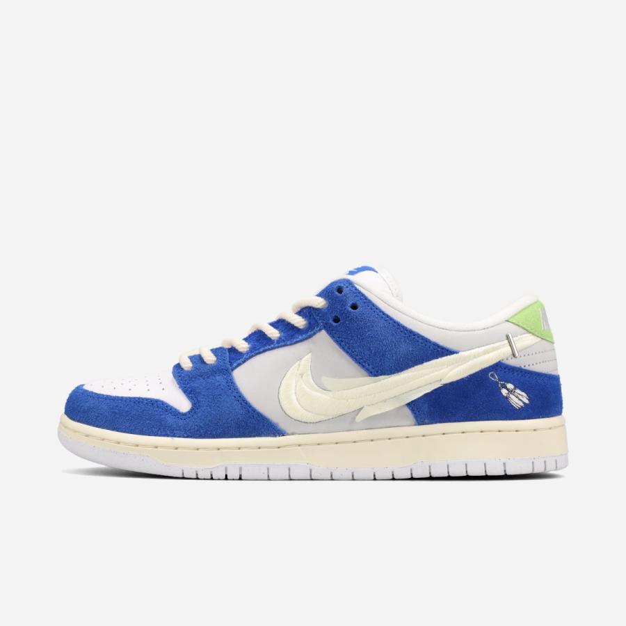 【12%OFF】  NIKE SB DUNK LOW × FLY STREETWEAR Gardenia ナイキ SB ダンク ロー × フライ ストリートウェア GAME ROYAL/SAIL/GREY FOG ブルー DQ5130-400の画像