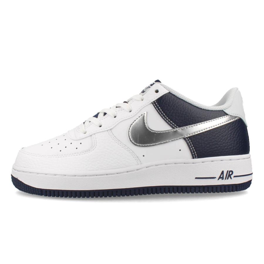 NIKE AIR FORCE 1 LV8 GS 【DALLAS COWBOYS】 ナイキ エアフォース 1 LV8 海外限定 WHITE/MIDNIGHT NAVY/PURE PLATINUM/METALLIC SILVER ホワイト DQ6048-100の画像