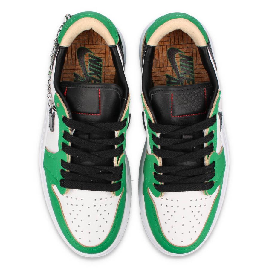 NIKE WMNS AIR JORDAN 1 ELEVATE LOW SE ナイキ ウィメンズ エア ジョーダン 1 エレベイト ロー レディース LUCKY GREEN/WHITE/WHITE ONYX グリーン｜lowtex｜02