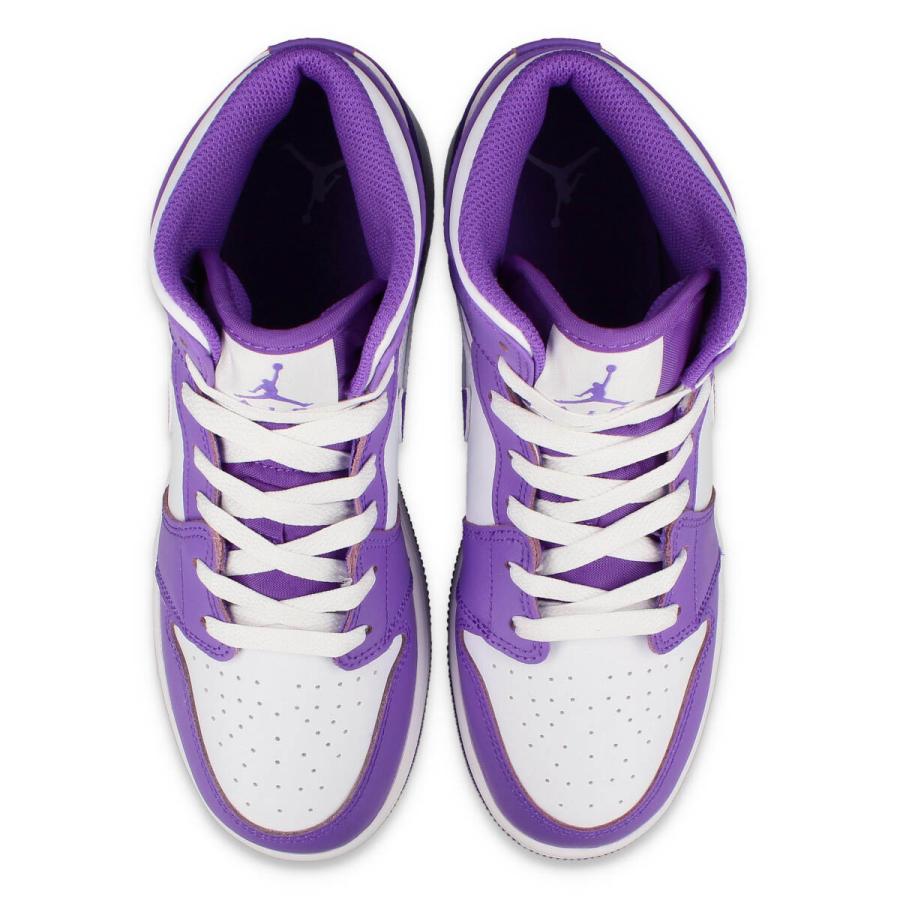 NIKE AIR JORDAN 1 MID GS ナイキ エア ジョーダン 1 ミッド GS レディース PURPLE VENOM/WHITE