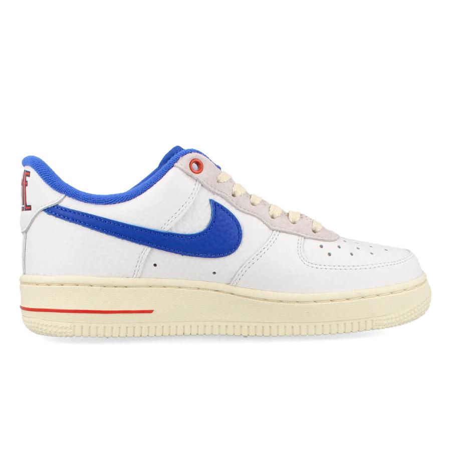 NIKE WMNS AIR FORCE 1 '07 LX 【COMMAND FORCE】 メンズ ローカット SUMMIT WHITE/HYPER ROYAL/PICANTE RED ホワイト ブルー 白 青 dr0148-100｜lowtex｜05