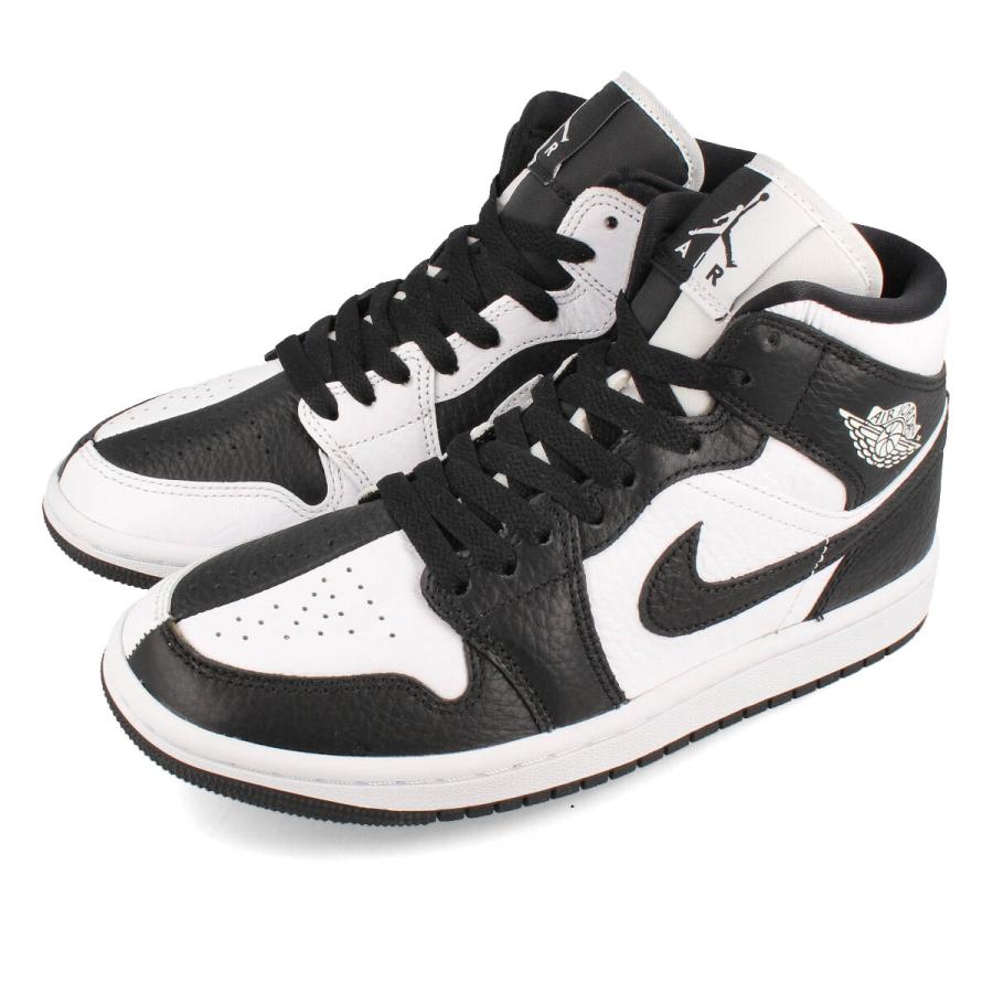 NIKE WMNS AIR JORDAN MID SE ナイキ ウィメンズ エア ジョーダン ミッド SE WHITE/BLACK/WHITE ホワイト ブラック 白 黒 :dr0501-101-l:LOWTEX 通販 ナイキ ジョーダン JORDAN ミッド パテント 黒色 ブラック 白色 ホワイト スニーカー