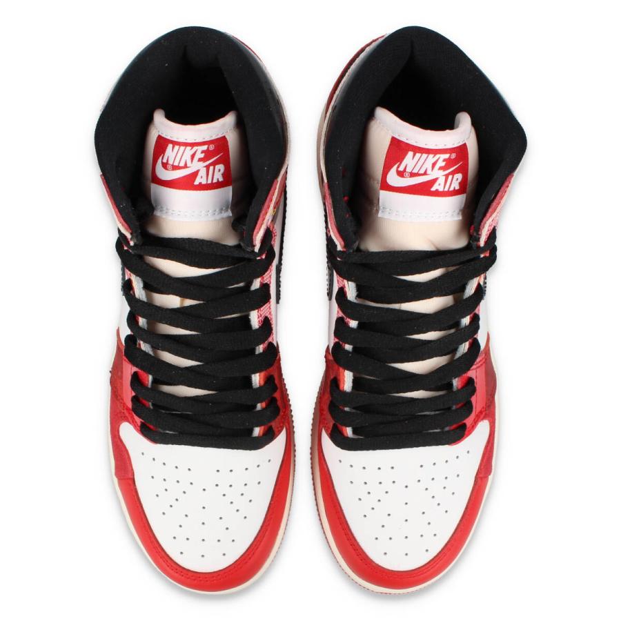 NIKE AIR JORDAN 1 RETRO HIGH OG SP GS ナイキ エア ジョーダン 1 レトロ ハイ OG SP GS レディース UNIVERSITY RED/BLACK/SUMMIT WHITE レッド dv1753-601｜lowtex｜02