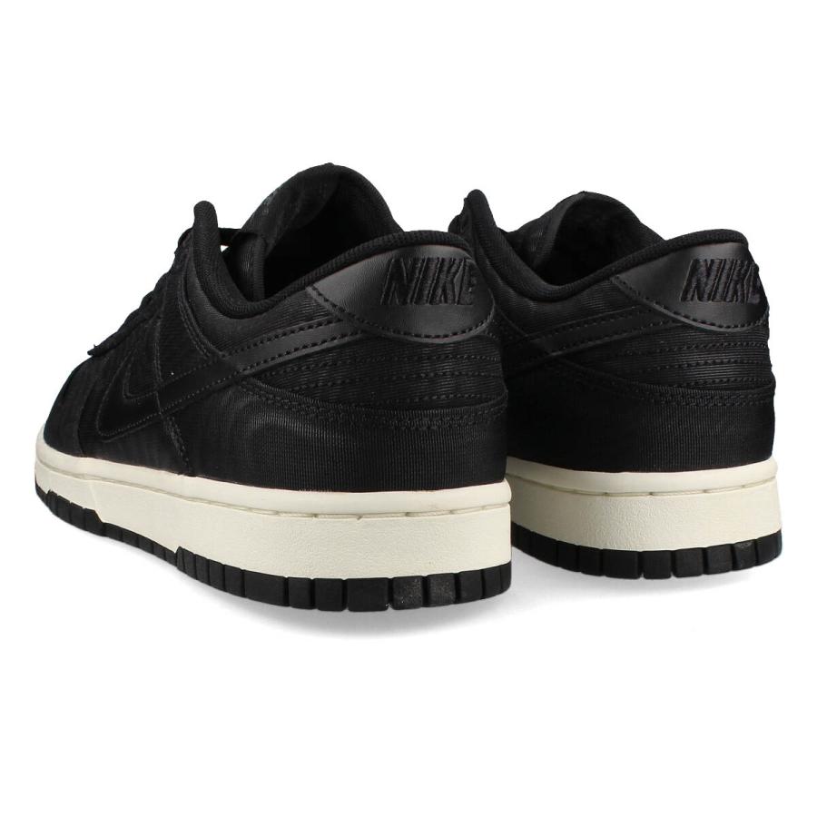 NIKE DUNK LOW RETRO PRM ナイキ ダンク ロー レトロ プレミアム メンズ BLACK/BLACK/SAIL ブラック dv7211-001｜lowtex｜03