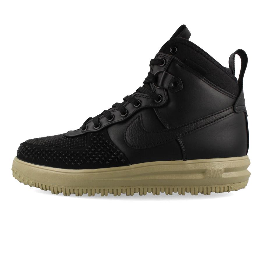 NIKE LUNAR FORCE 1 DUCKBOOT ナイキ ルナ フォース 1 ダックブーツ メンズ BLACK/BLACK/NEUTRAL OLIVE ブラック DZ5320-001｜lowtex｜04