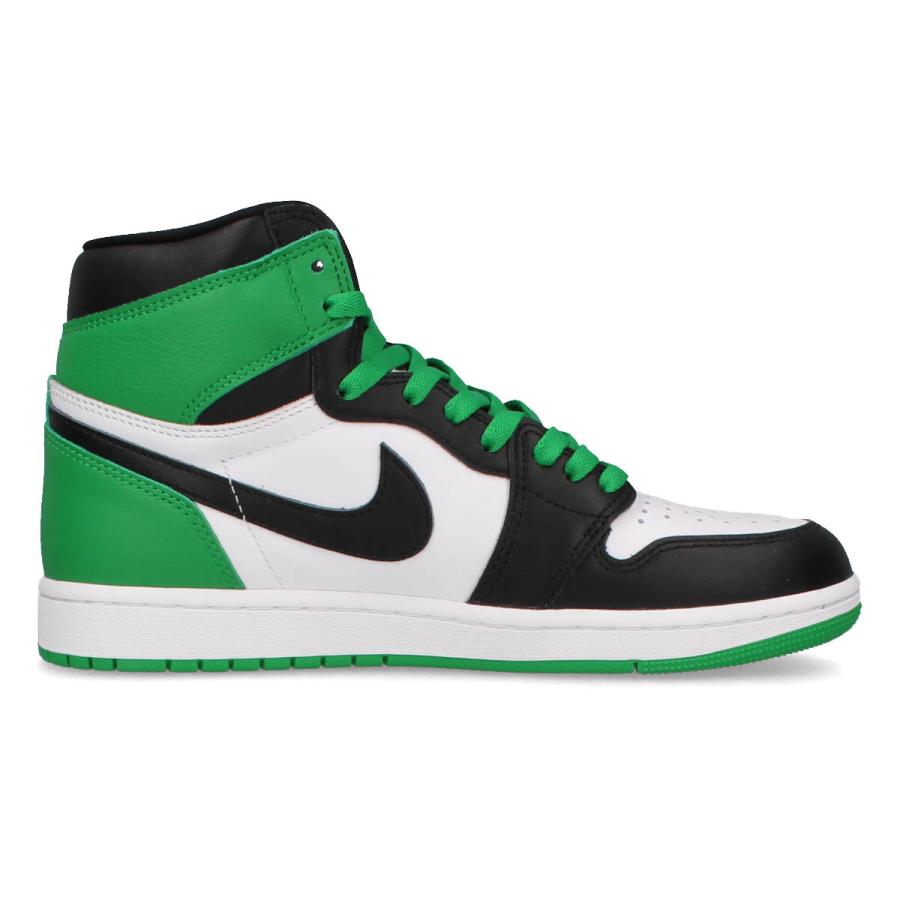 NIKE AIR JORDAN 1 RETRO HIGH OG ナイキ エア ジョーダン 1 レトロ ハイ OG メンズ ハイカット BLACK/LUCKY GREEN/WHITE ブラック グリーン ホワイト｜lowtex｜05