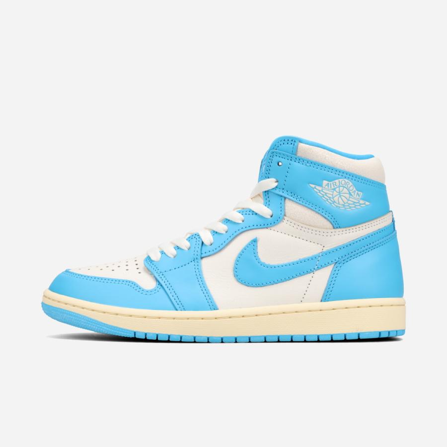 【8%OFF】  NIKE AIR JORDAN 1 HIGH OG -UNC REIMAGINED- ナイキ エア ジョーダン 1 ハイ OG -UNC リイマジンド- DARK POWDER BLUE/SAIL ブルー DZ5485-402の画像