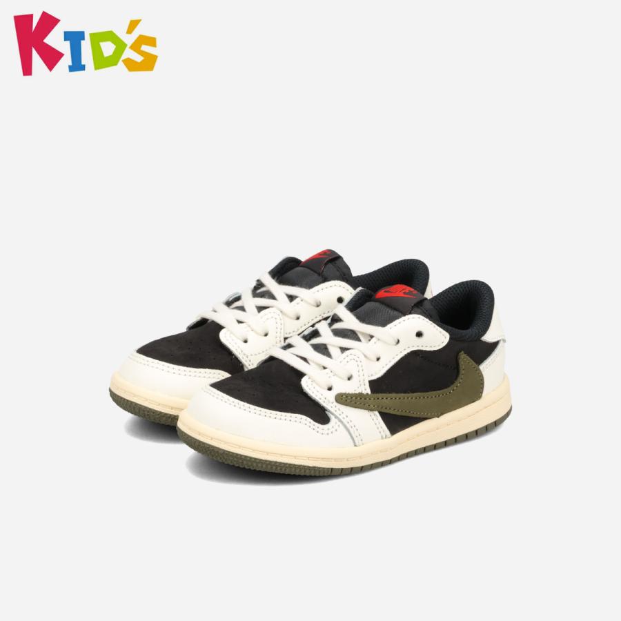 スニーカー NIKE DZ5908-106 TD AIR JORDAN 1 LOW OG エア ジョーダン 1 NIKE AIR JORDAN LOW OG SP TD×TRAVIS SCOTT