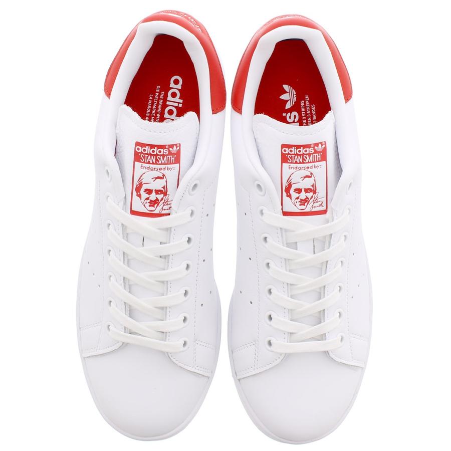 stan smith white lush red