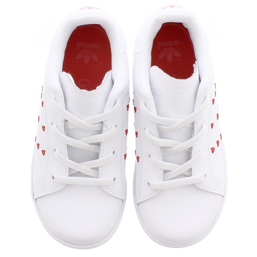 キッズサイズ 11 0 16 5cm Adidas Stan Smith El I アディダス スタンスミス El I Ftwr White Ftwr White Lush Red Eg6498 Lowtex 通販 Paypayモール