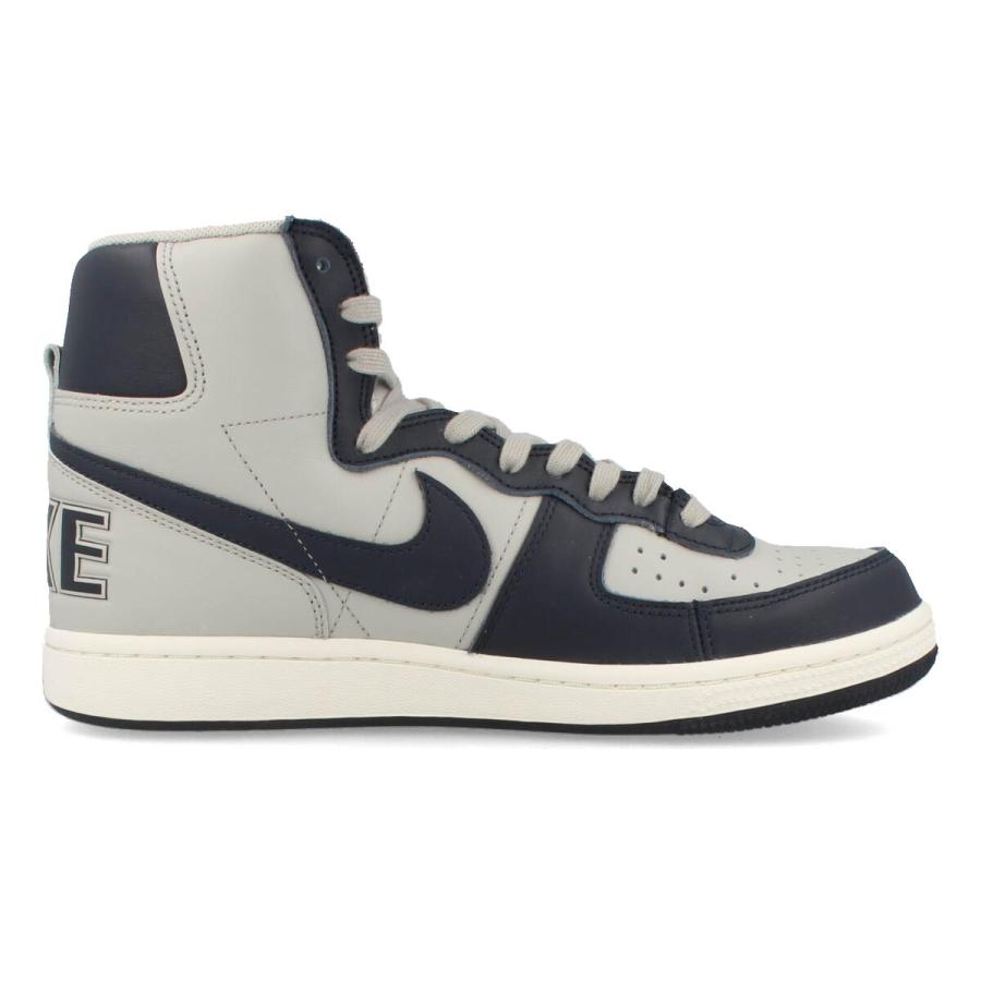 【ビッグ・スモールサイズ】 NIKE TERMINATOR HIGH GEORGETOWN ナイキ ターミネーター ハイ メンズ ハイカット GRANITE/DARK OBSIDIAN/SAIL グレー ネイビー｜lowtex｜05