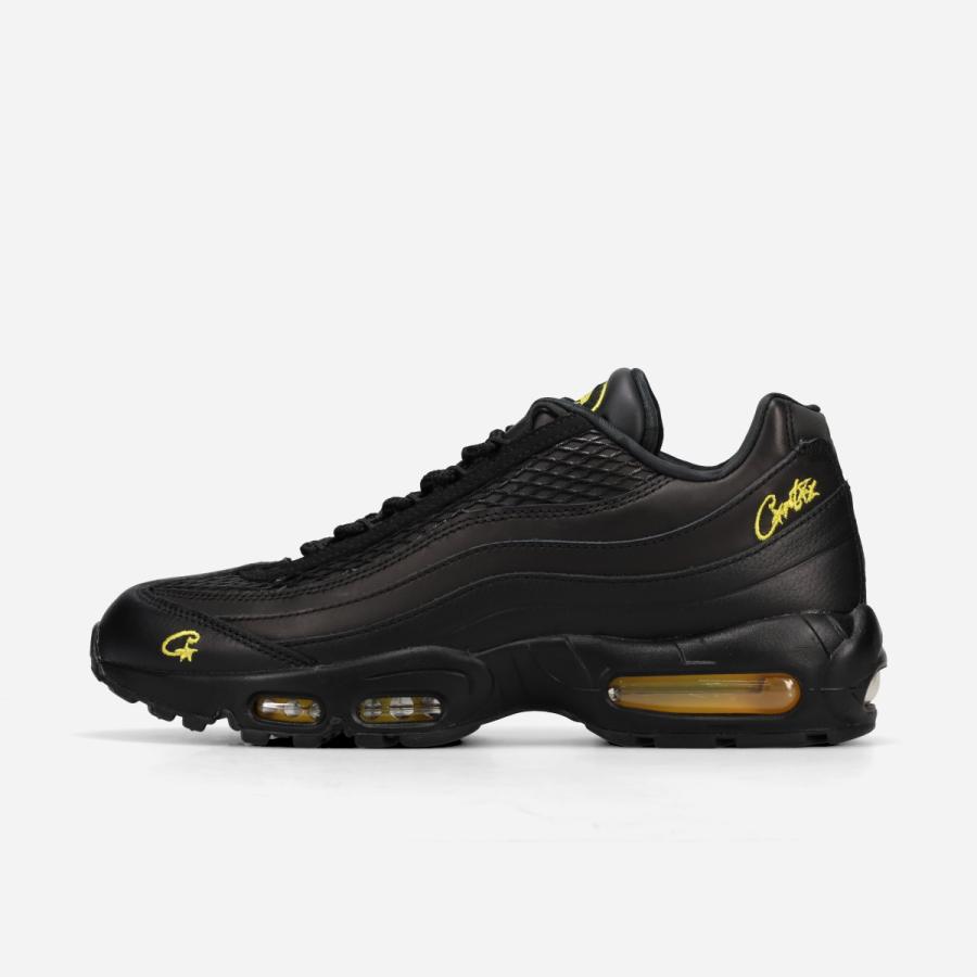NIKE AIR MAX 95 × CORTEIZ ナイキ エア マックス 95 × コーテイズ メンズ BLACK/BLACK/TOUR YELLOW ブラック FB2709-003の画像