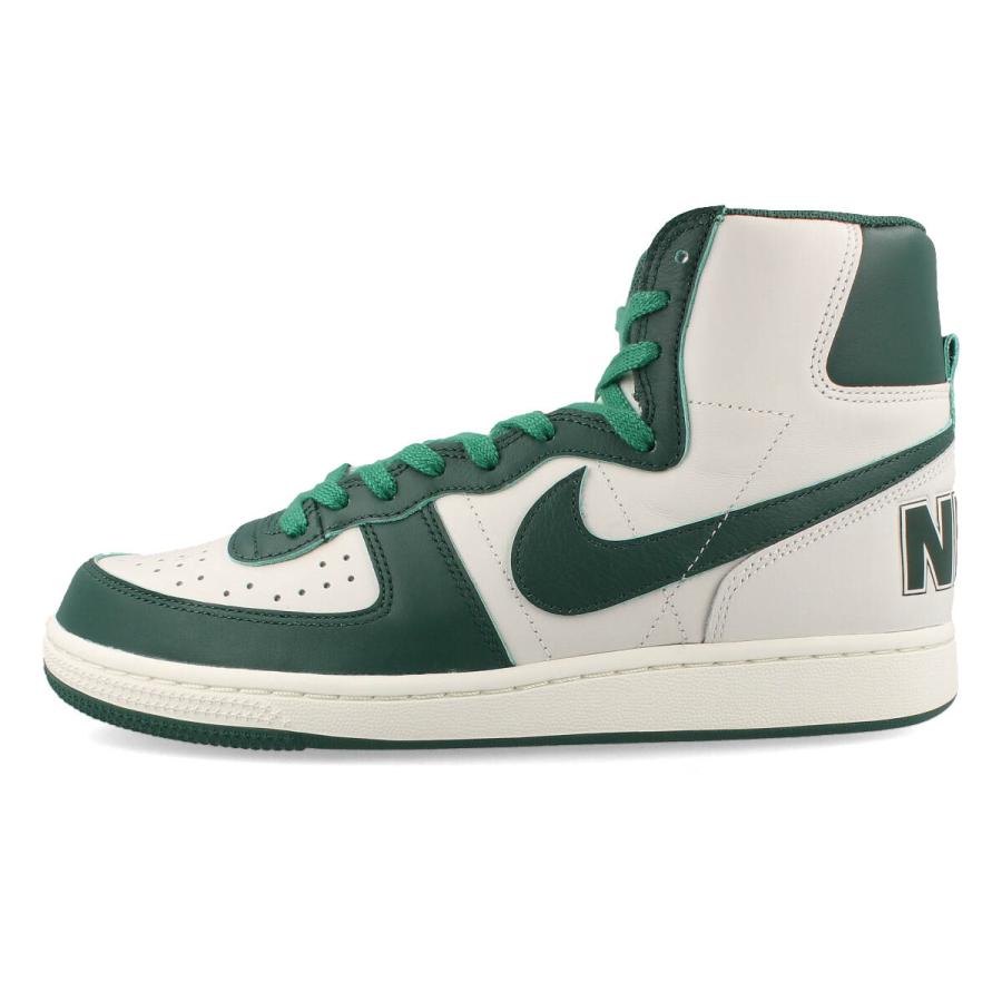 NIKE TERMINATOR HIGH 【NOBLE GREEN】 ナイキ ターミネーター ハイ メンズ ハイカット SWAN/NOBLE GREEN/SAIL/WASHED GREEN ホワイト グリーン fd0650-100｜lowtex｜04