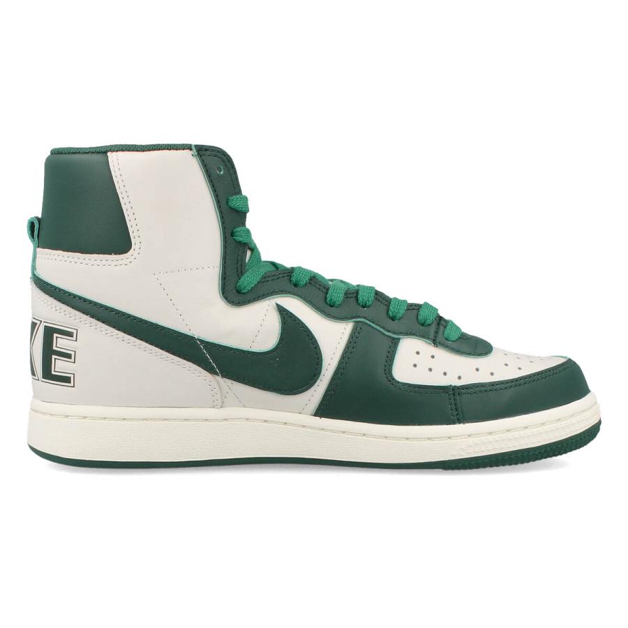 NIKE TERMINATOR HIGH 【NOBLE GREEN】 ナイキ ターミネーター ハイ メンズ ハイカット SWAN/NOBLE GREEN/SAIL/WASHED GREEN ホワイト グリーン fd0650-100｜lowtex｜05