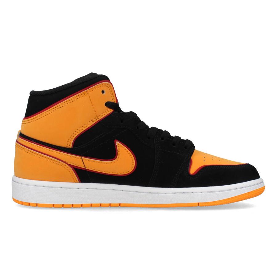 NIKE AIR JORDAN 1 MID SE ナイキ エア ジョーダン 1 ミッド SE メンズ BLACK/CARDINAL RED/WHITE/VIVID ORANGE ブラック fj4923-008｜lowtex｜05