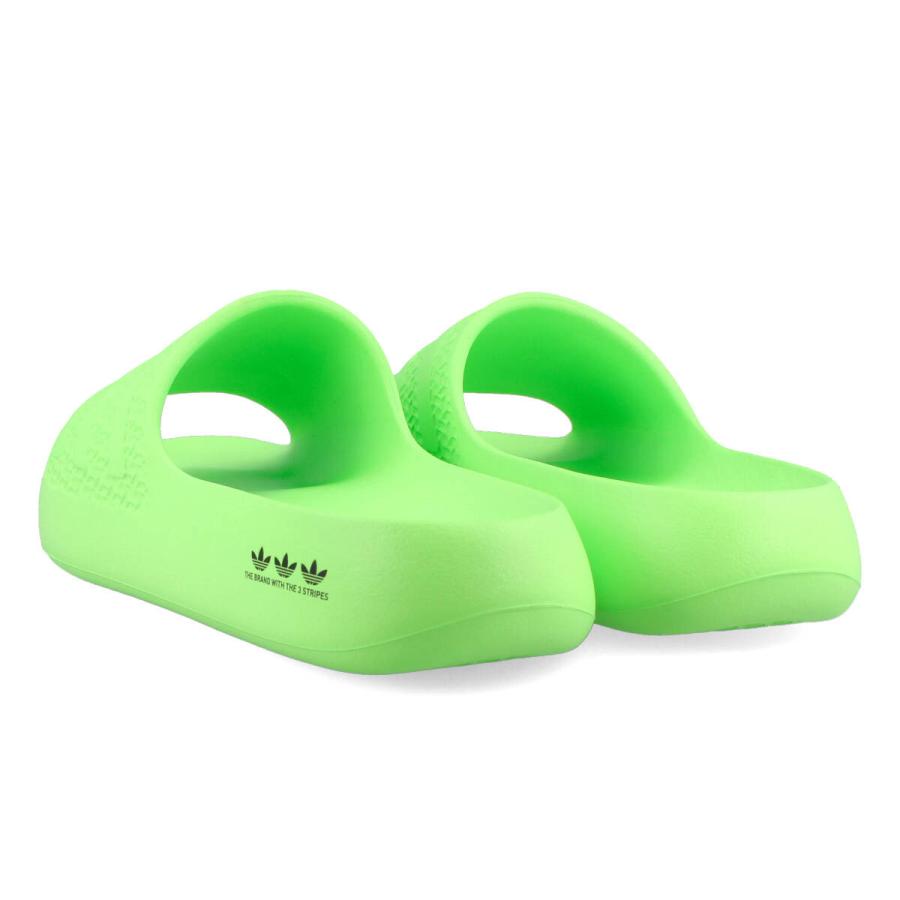 adidas ADILETTE AYOON W SLIDES アディダス アディレッタ AYOON スライド ウィメンズ レディース SOLAR GREEN/CORE BLACK/SOLAR GREEN グリーン fz6411｜lowtex｜03