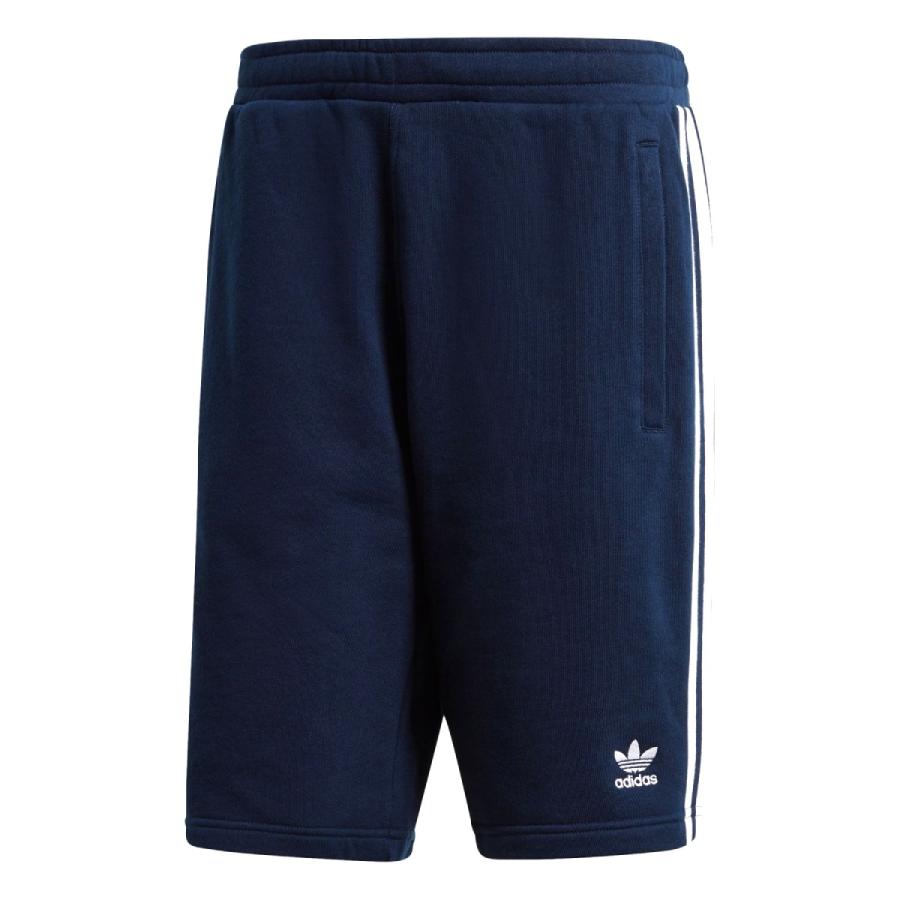 adidas 3 stripe shorts white