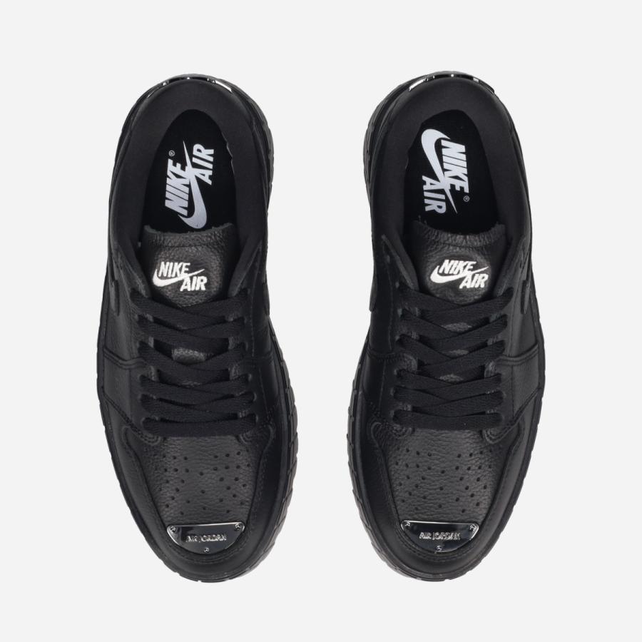 NIKE ウィメンズ　ブルックリン　HF3184-001 24.5 JORDAN BRAND W AIR JORDAN 1 BROOKLYN LOW BLACK/METALLIC