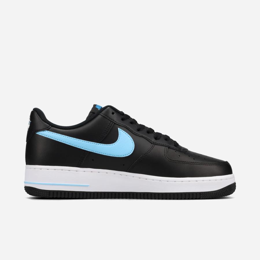 【25,000円均一SALE】 NIKE AIR FORCE 1 '07 ナイキ エア フォース 1 '07 海外限定 日本未発売 メンズ BLACK/UNIVERSITY BLUE ブラック HF3839-001の画像