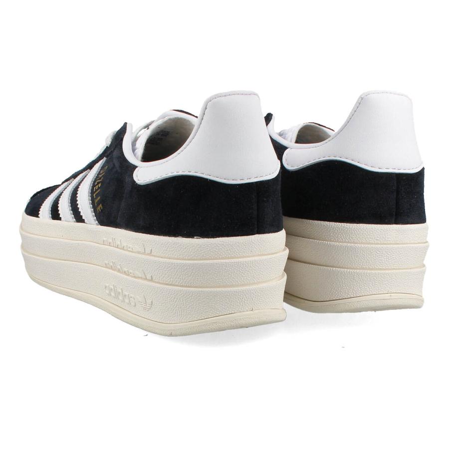 adidas GAZELLE BOLD W アディダス ガゼル ガッツレー ボールド ウィメンズ メンズ レディース CORE BLACK/FTWR WHITE/CORE WHITE ブラック hq6912｜lowtex｜03