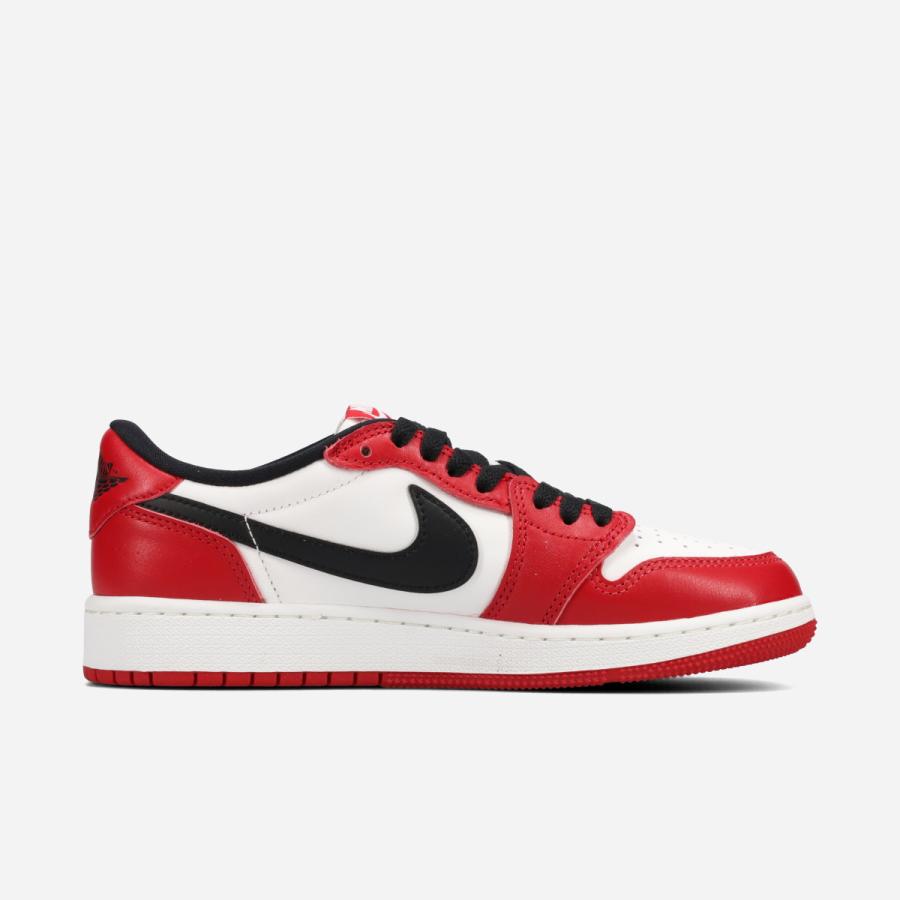 NIKE AIR JORDAN 1 RETRO LOW OG GS ナイキ エア ジョーダン 1 レトロ ロー OG GS レディース VARSITY RED/BLACK/SUMMIT WHITE レッド HQ6999-600の画像