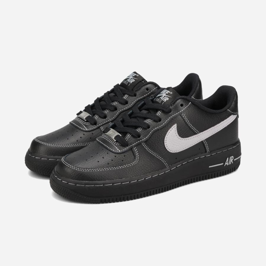 [ナイキ] エア フォース 1 LV8 [J AIR FORCE 1 LV8] ブラック/ウルフグレー HV4762-003 エア フォース 1 NIKE AIR FORCE LOW LV8 GS ナイキ ロー レディース