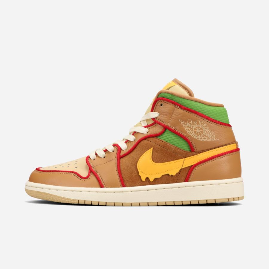 エア ジョーダン 1 NIKE AIR JORDAN MID SE -CHEESEBURGER