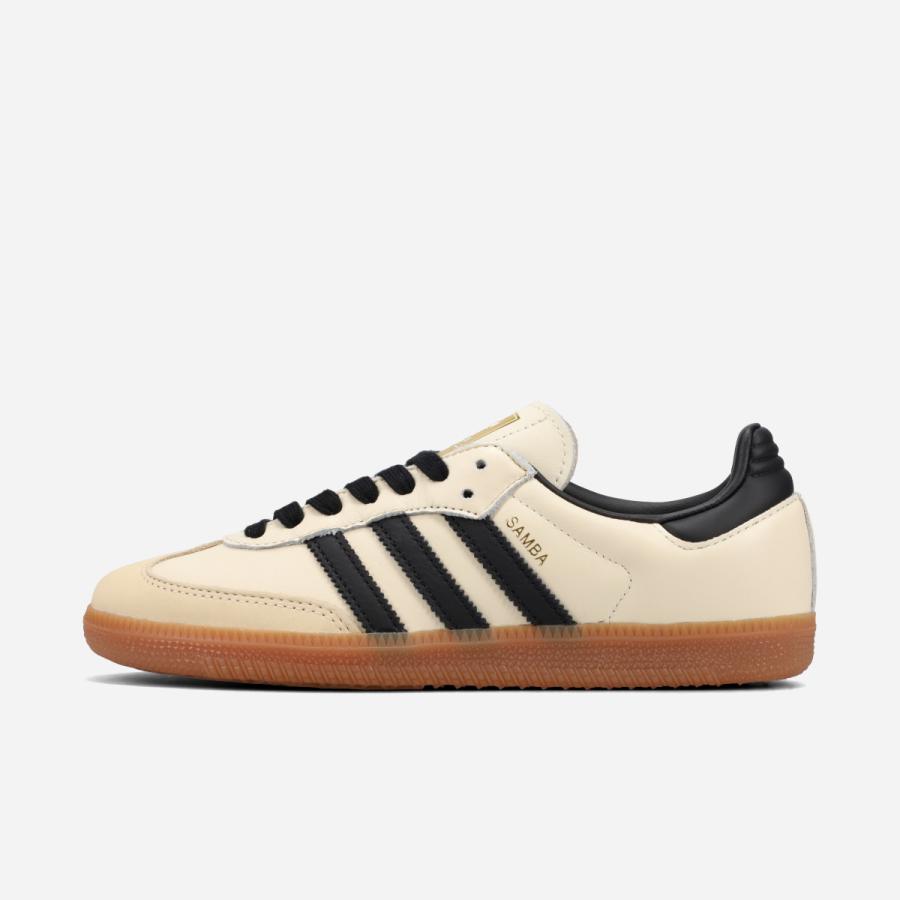 adidas SAMBA OG アディダス サンバ OG メンズ レディース CREAM WHITE/CORE BLACK/SAND STONE ベージュ ID0478の画像