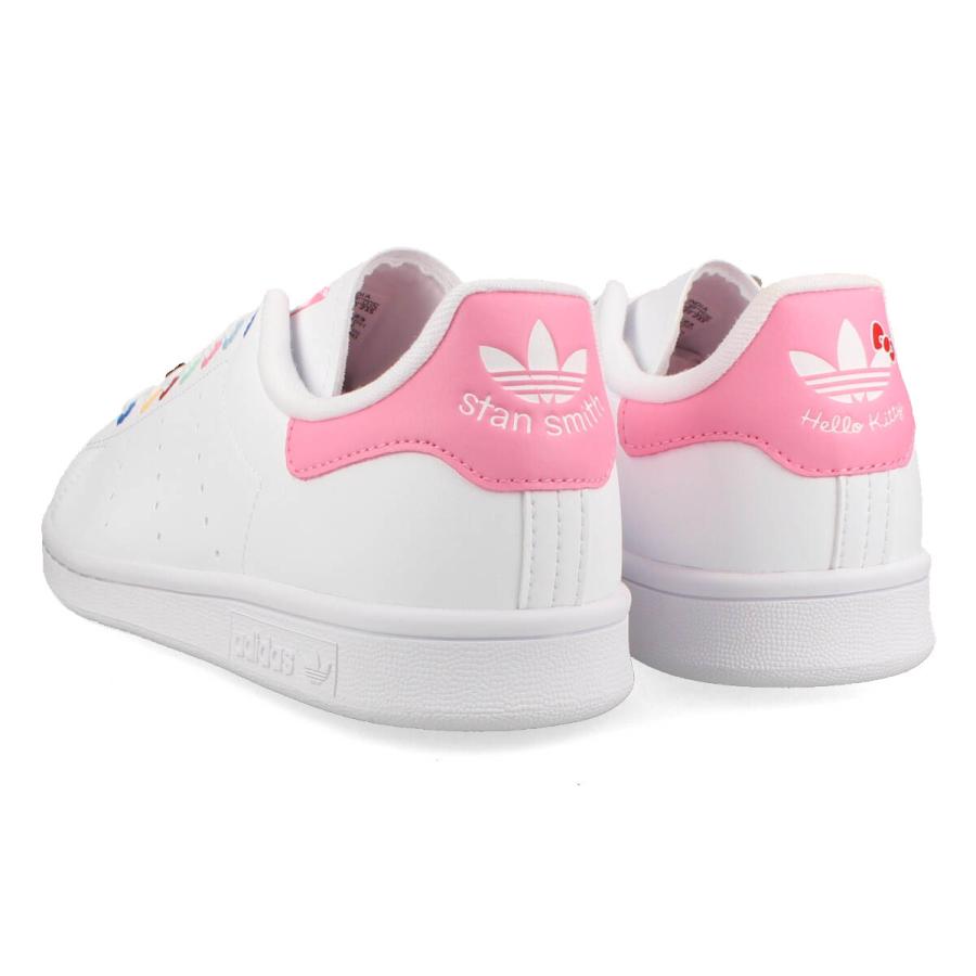 adidas STAN SMITH J HELLO KITTY アディダス スタンスミス J ハローキティ レディース FTWR WHITE/FTWR WHITE/BLISS PINK ホワイト id7230｜lowtex｜03