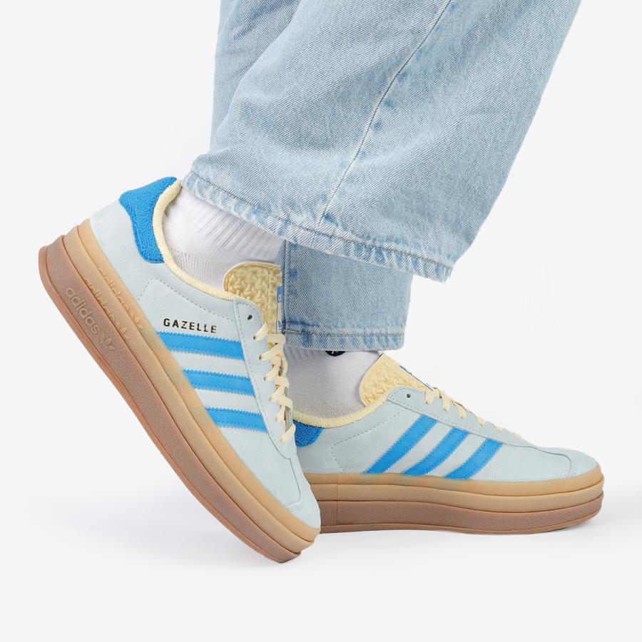 adidas GAZELLE BOLD W アディダス ガッツレー ガゼル ボールド ウィメンズ レディース ALMOST BLUE/BRIGHT BLUE/ALMOST YELLOW ブルー IE0430｜lowtex｜07