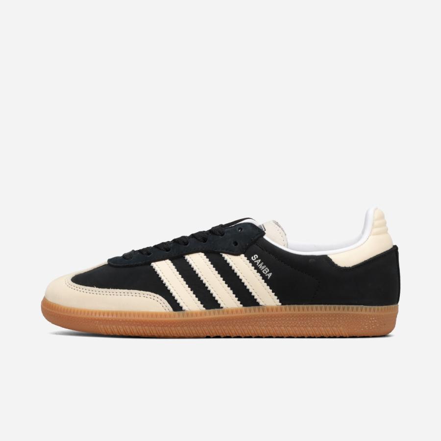 adidas SAMBA OG アディダス サンバ OG メンズ レディース CORE BLACK/WONDER WHITE/SILVER METALLIC ブラック IE5836の画像