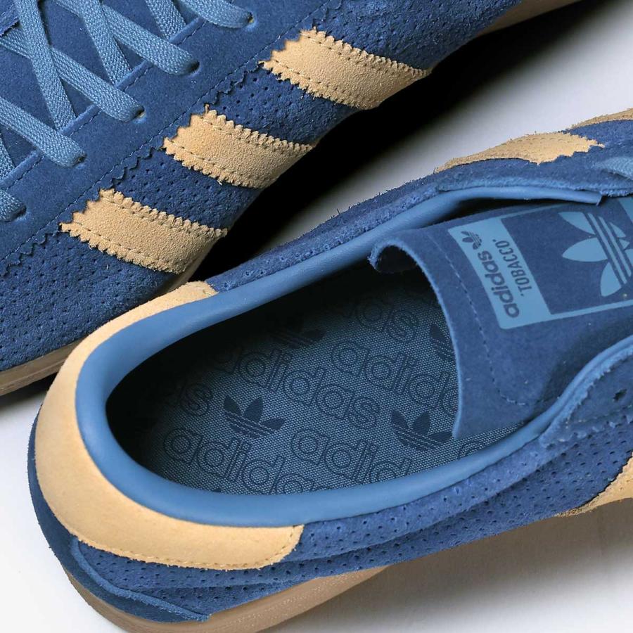 【展開店舗限定】 adidas TOBACCO -KICKS LAB. EXCLUSIVE- アディダス タバコ DARK MARINE/ICE TANGERINE/GUM ブルー IH9114の画像