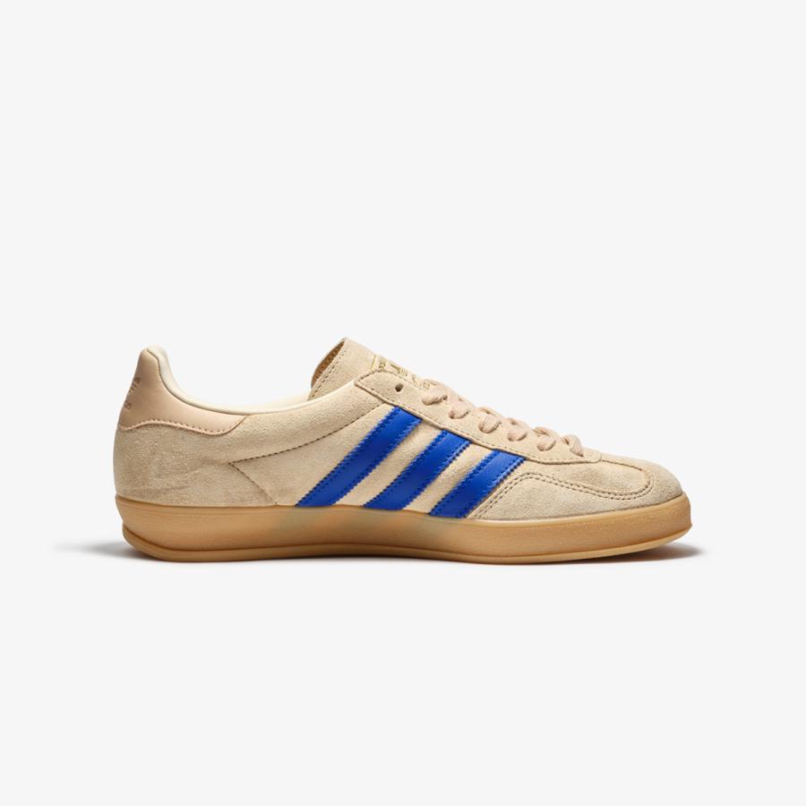 【展開店舗限定】 adidas GAZELLE INDOOR -KICKS LAB. EXCLUSIVE- アディダス ガゼル ガッツレー インドア MAGIC BEIGE/WONDER WHITE ベージュ IH9660の画像