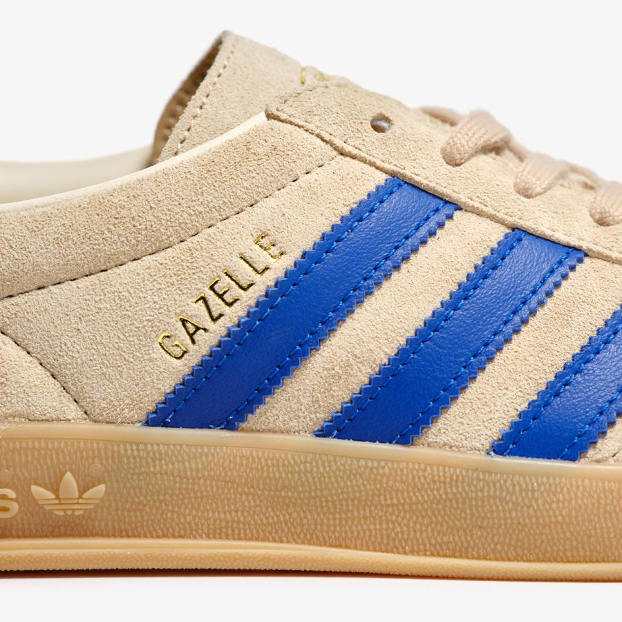【展開店舗限定】 adidas GAZELLE INDOOR -KICKS LAB. EXCLUSIVE- アディダス ガゼル ガッツレー インドア MAGIC BEIGE/WONDER WHITE ベージュ IH9660の画像