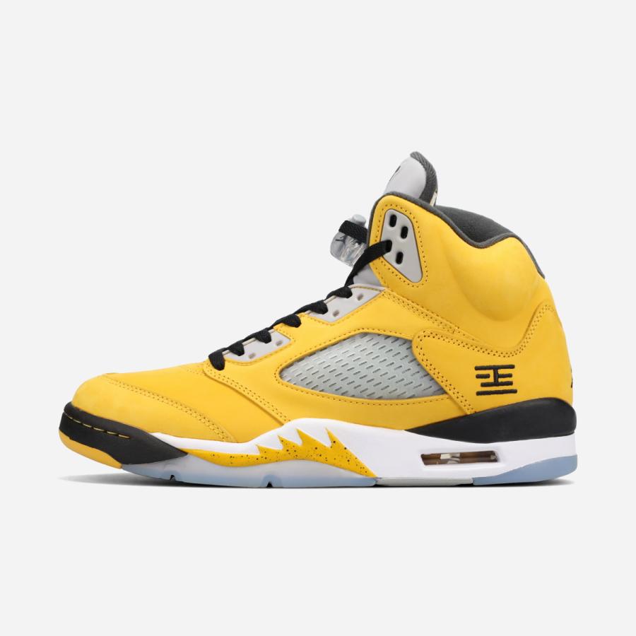 NIKE AIR JORDAN 5 RETRO -TOKYO 23- ナイキ ジョーダン 5 レトロ -トーキョー 23- メンズ VARSITY MAIZE/BLACK/WOLF GREY イエロー IO3372-700の画像