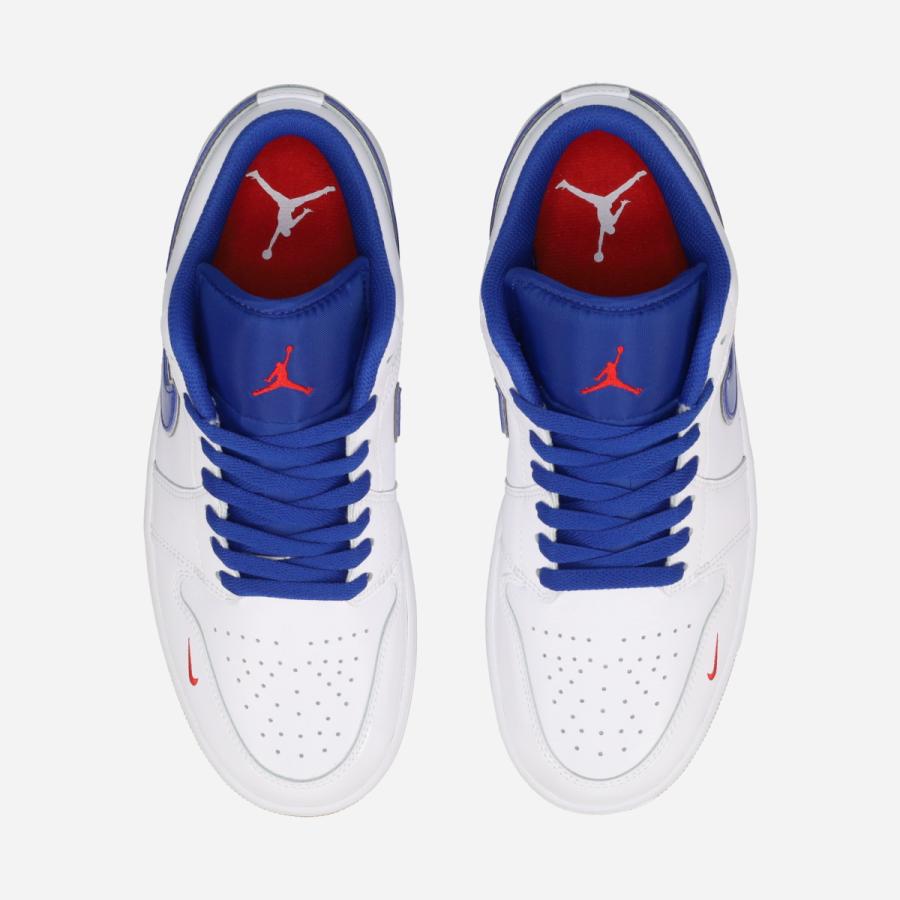 NIKE AIR JORDAN 1 LOW SE -DODGERS- ナイキ エア ジョーダン 1 ロー SE -ドジャース- WHITE/OLD ROYAL/GUM YELLOW/UNIVERSITY RED ホワイト IQ0400-100の画像