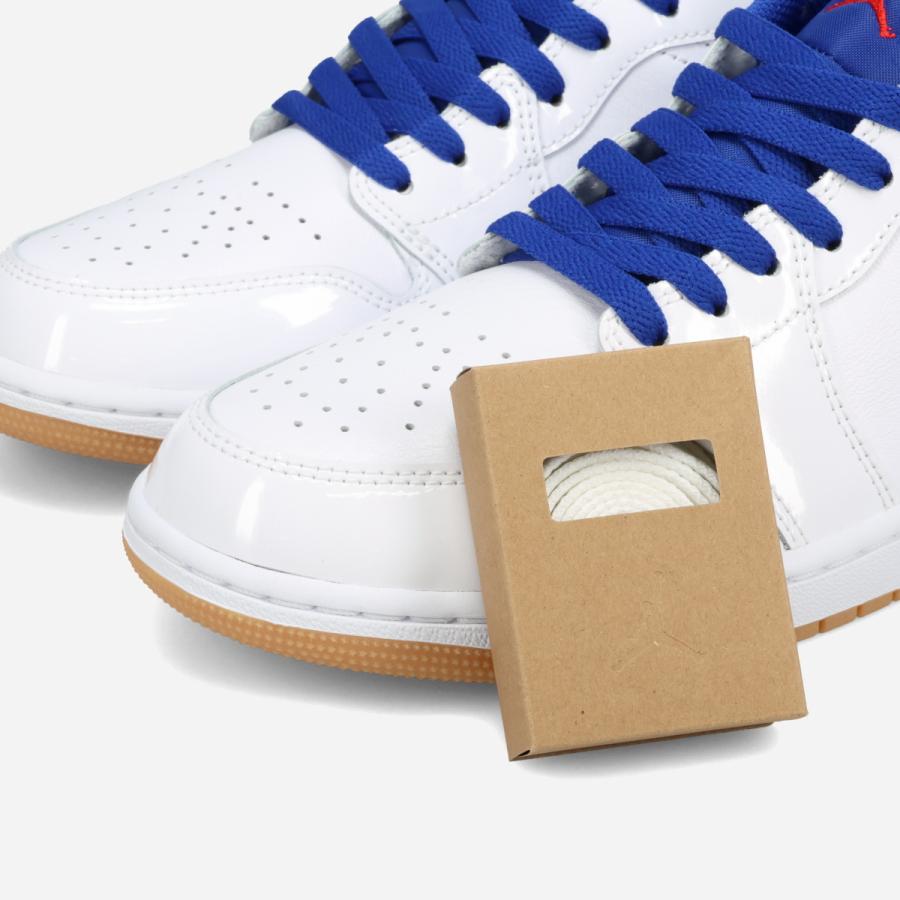 NIKE AIR JORDAN 1 LOW SE -DODGERS- ナイキ エア ジョーダン 1 ロー SE -ドジャース- WHITE/OLD ROYAL/GUM YELLOW/UNIVERSITY RED ホワイト IQ0400-100の画像