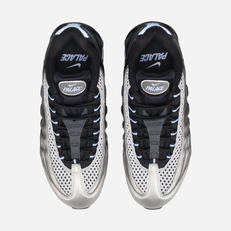 【10%OFF】  NIKE AIR MAX 95 × PALACE SKATEBOARDS ナイキ エア マックス 95 × パレス スケートボード METALLIC SILVER/ALUMINUM/BLACK ブラック IQ7708-095の画像